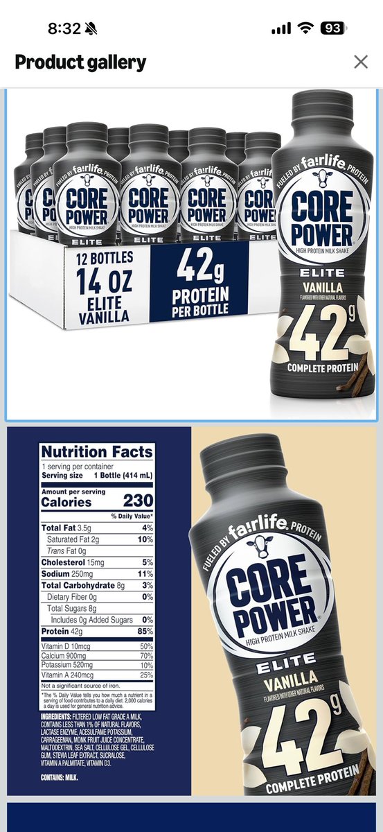 marshall__yates's tweet photo. @BootleggedChad Good source of protein, and it tastes like a vanilla milkshake. I always have these on hand https://t.co/z3x9BLMCOa