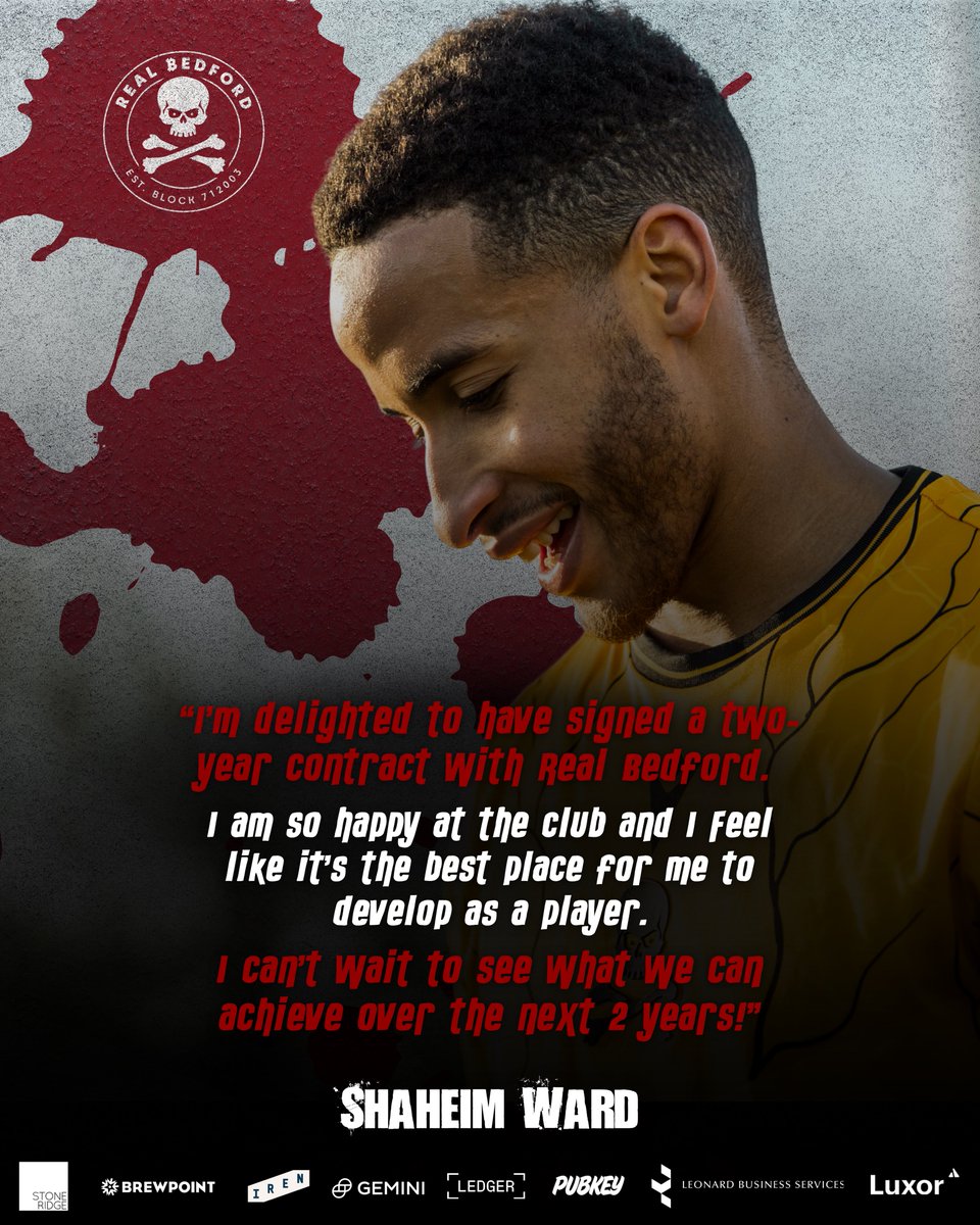 realbedford's tweet photo. 🗣️ “I can’t wait to see what we can achieve over the next 2 years!”

Shaheim on signing a new two-year deal. 

@WardShaheim | #RBFC https://t.co/tXnoHap4XG