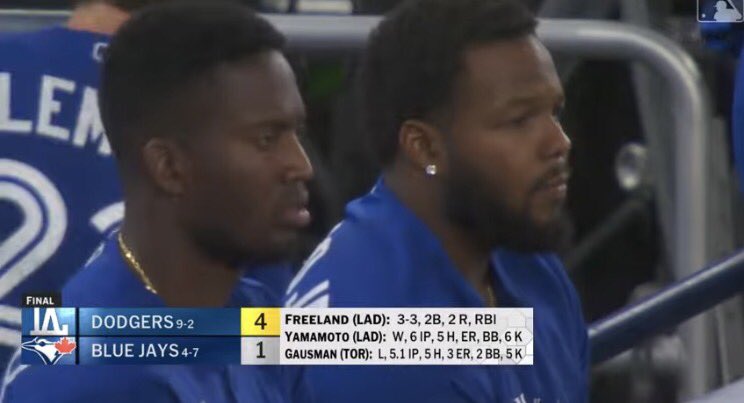 Dodgers sweep the Toronto Blew Jays 😂🤣