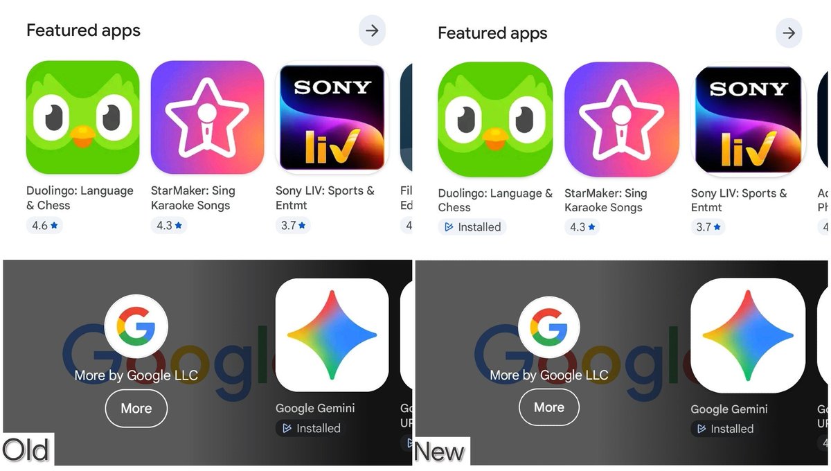 Google has increased the corner radius for app icons on the Play Store ...