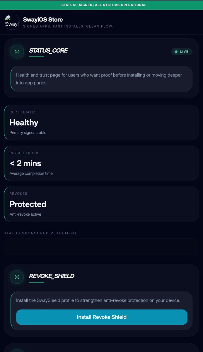 Swayios - Appstore tweet media