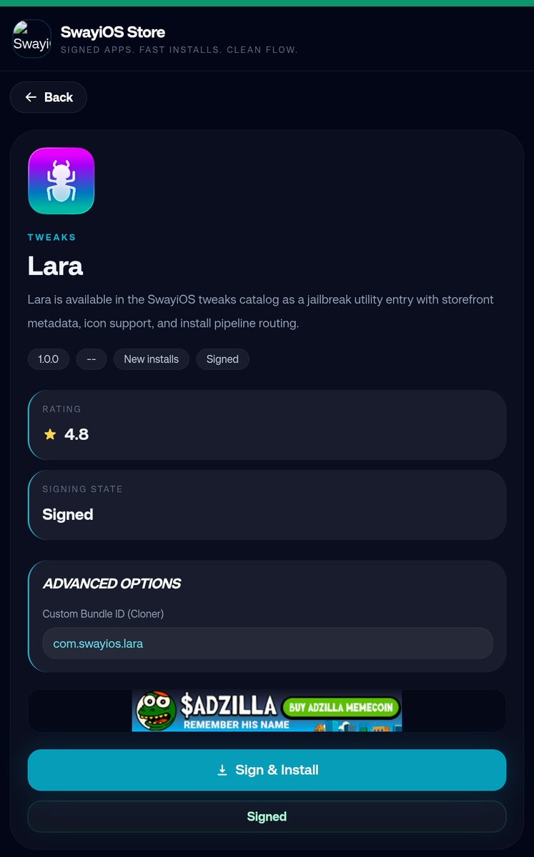 Swayios - Appstore tweet media