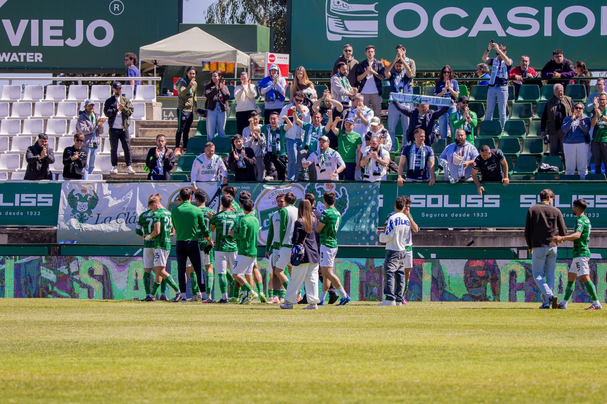 🎟️ Ya están disponibles las entradas de afición visitante para el partido del sábado en Illescas, a un precio de 12 euros cada una.

ℹ️ En las oficinas del Club, desde las 16:30 hasta el viernes a las 14:00.

Toda la info ➡️ bit.ly/4t6v1E0

#SiempreCDToledo 💚⚪️