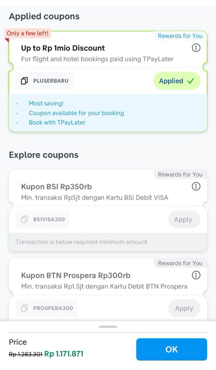 Guys.. 'pokoknya adak' nih gw nemu diskon hotel yang mantep 🙂‍↔️💓

Stay minimal 2 malam bisa dapat promo Buy 1 Get 1 biar lebih hemat. Udah punya wishlist gak kira kira mau staycation dimana?