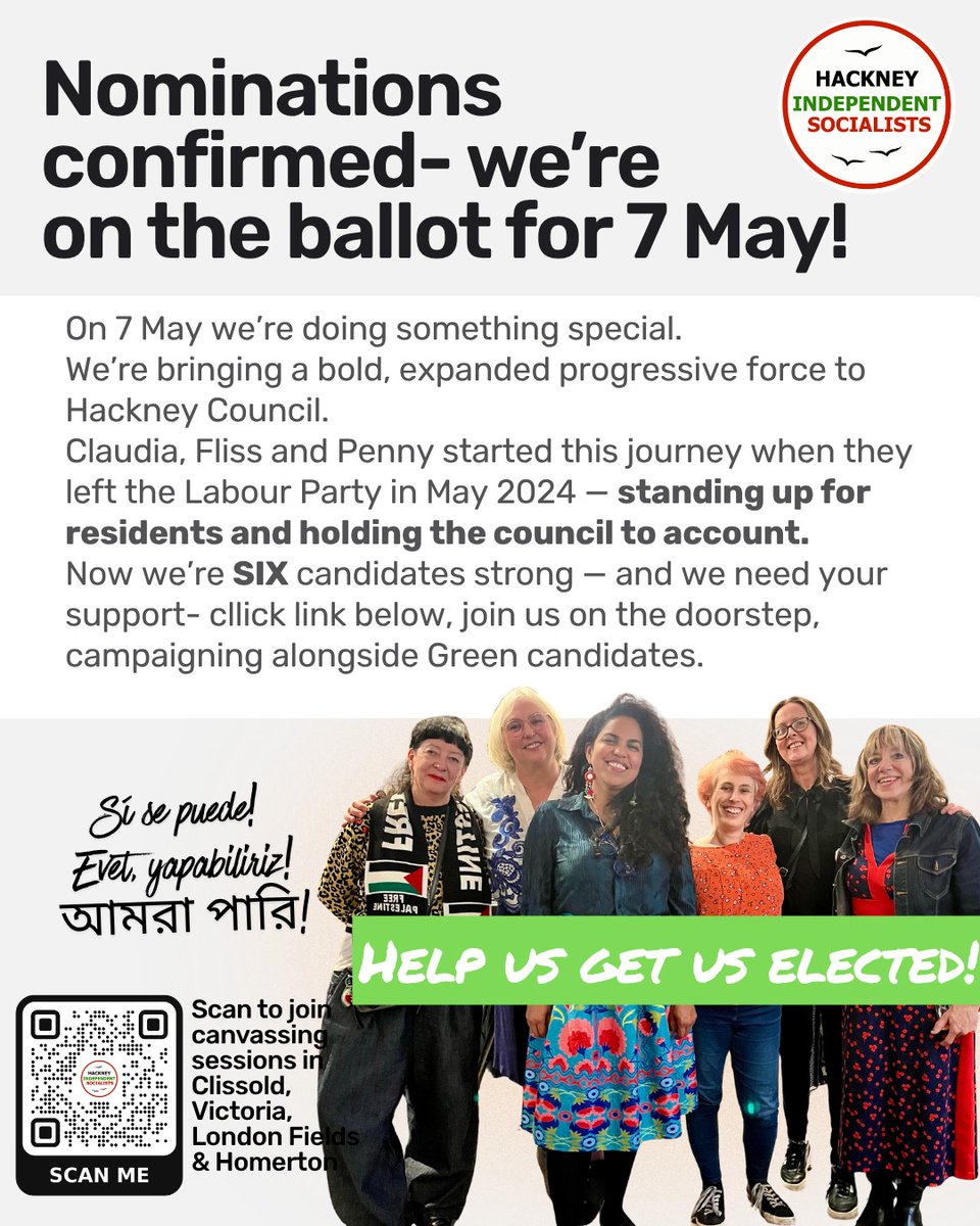 Hackney Independent Socialist Collective tweet media