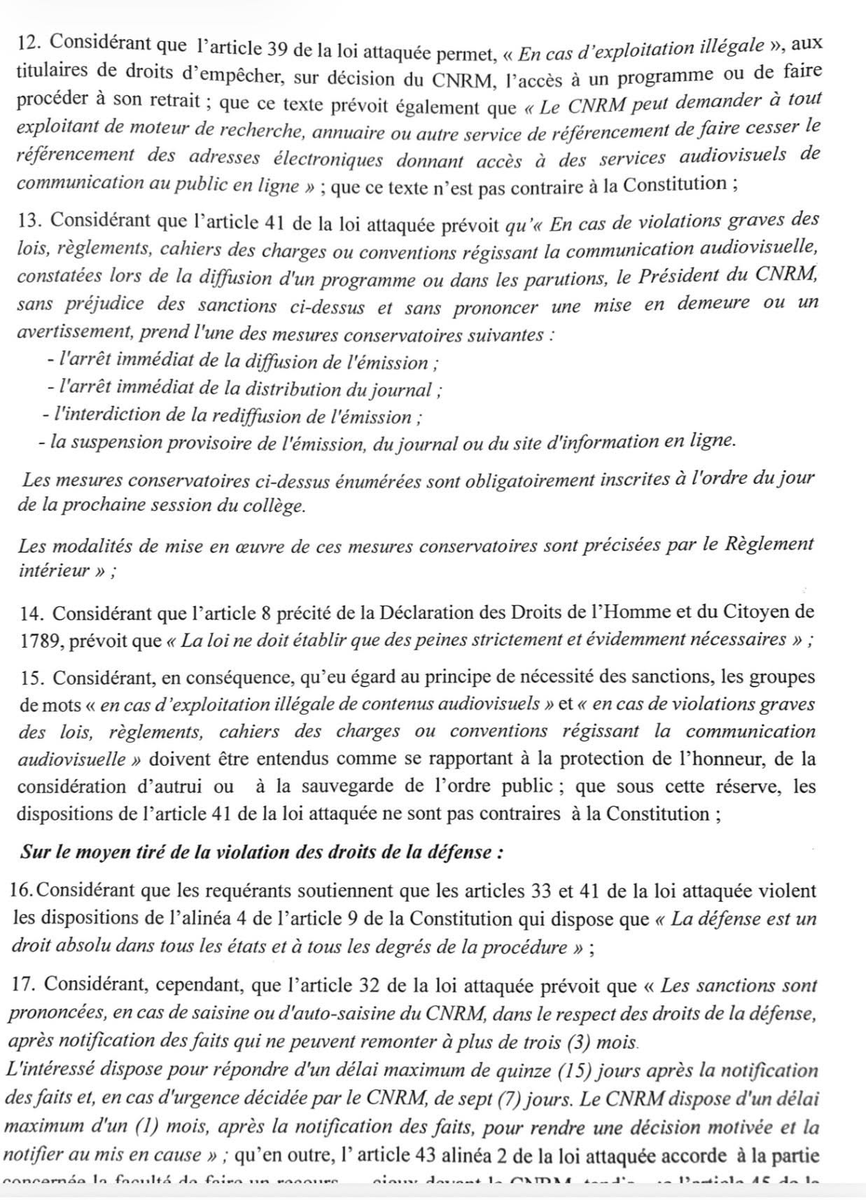 finalapatriote's tweet image. CNRM : le Conseil constitutionnel censure partiellement la loi
Saisi par des députés de la coalition Takku Wallu Sénégal, le CC a déclaré inconstitutionnels plusieurs articles de la loi n° 07-2026 portant création du CNRM, adoptée le 3 mars par les députés. Autre revers de APR🤣