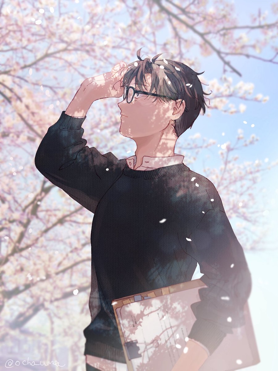 ochaumee's tweet photo. 「先生、花びらついてますよ」(S&amp;M:犀川創平) https://t.co/ivakCiahqT