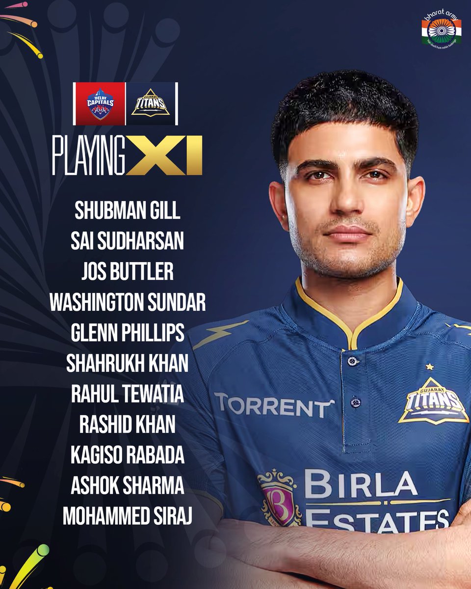 thebharatarmy's tweet image. Delhi Capitals won the toss and elected to BOWL first against the Gujarat Titans at the Arun Jaitley Stadium!

📷-BCCI

#teamindia #dcvsgt #bharatarmy #coti🇮🇳 #ipl2026