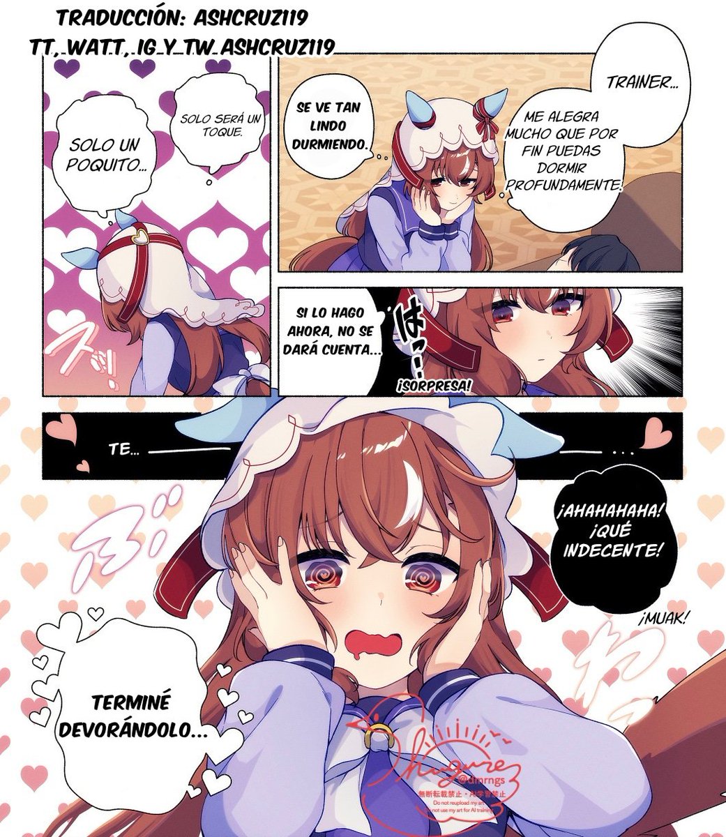 ashcruz119's tweet image. El amor es una magia una simple fantasía....
Traducción al Español 
De @dmrngs 
#stillinlove #umamusume #UmaTranslations