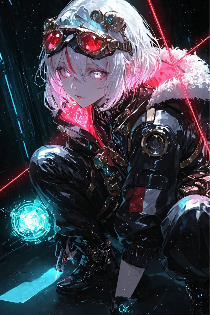 solvraen's tweet image. #AILaserArt #Cyberpunk  
調合を変えたら雰囲気が少し変わりました✨