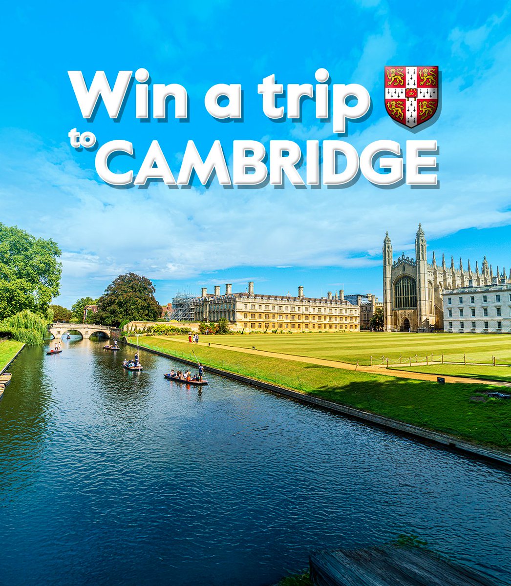 ExamsMadrid's tweet photo. 🎉Celebrate in Cambridge is back!🎉

Win an unforgettable 4‑day trip to Cambridge✈️🏨🎟️
✅ Open to B2 First, First for Schools &amp; C1 Advanced candidates who pass between 1 Feb–31 Jul
✅ Prep Centres register by 31 July

Don’t miss out! 👉

#CelebrateInCambridge #CambridgeEnglish https://t.co/7YO4DSa15s