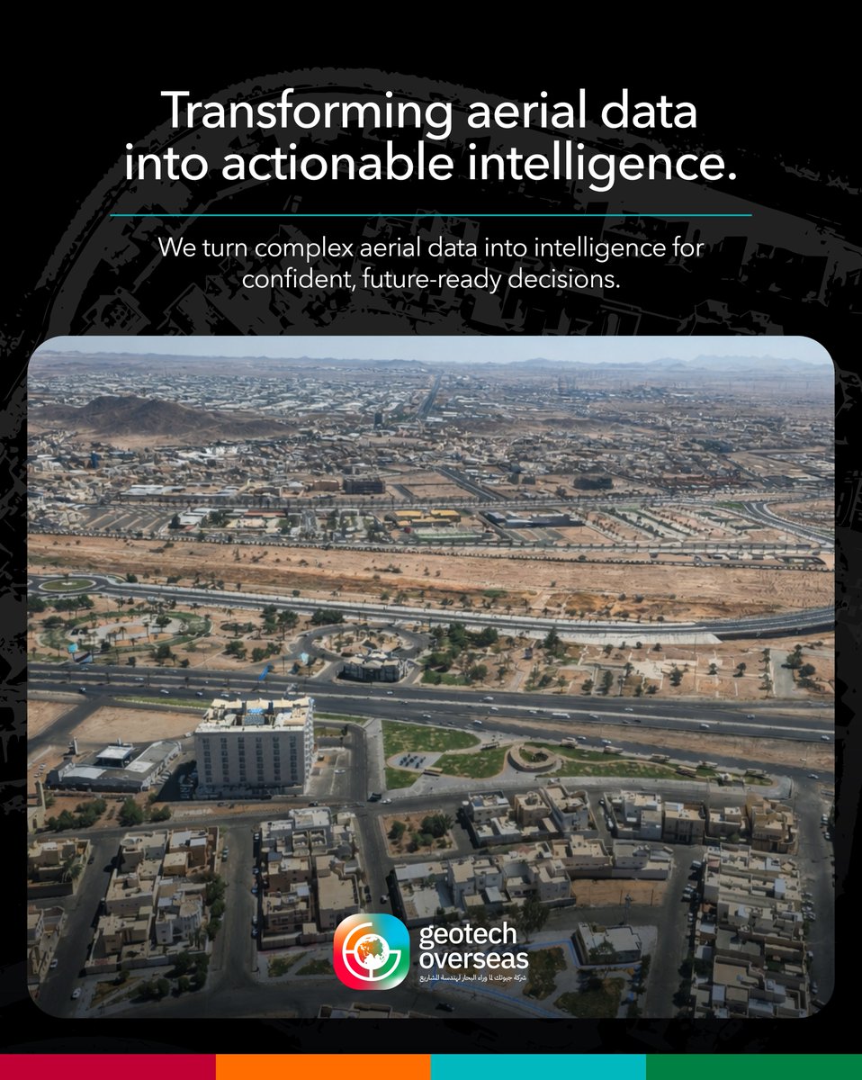 Transforming aerial data into intelligence that drives smarter and more confident decisions. 🌎

#GTO #GeotechOverseas #GeospatialIntelligence #AerialSurvey #RemoteSensing #Photogrammetry #LiDAR #DataProcessing #GeoData #MappingTechnology