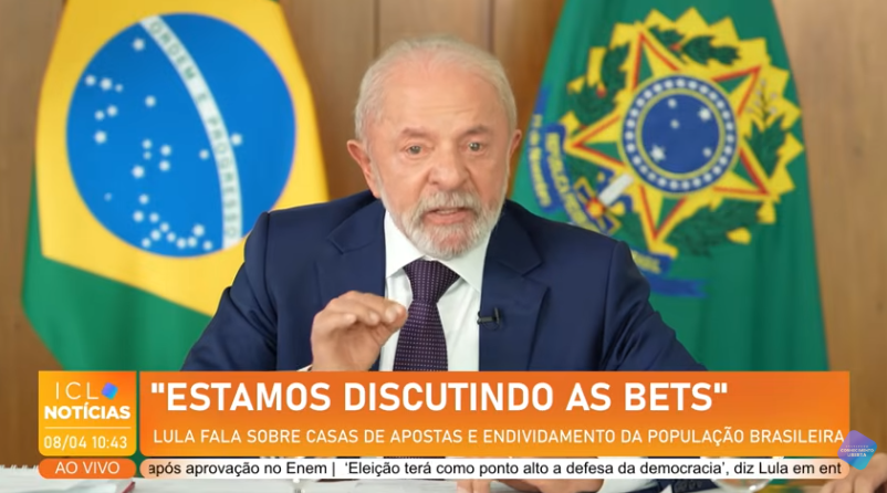 ICLNoticias's tweet photo. "Se depender de mim, a gente fecha as bets. Não é possível a gente continuar com essa jogatina desenfreada neste país. Temos que tratar isso como uma questão de saúde", afirma o presidente Lula sobre o aumento do vício em jogos de aposta.

Acompanhe: https://t.co/P00IeJJntc https://t.co/g3vr0oBL8z