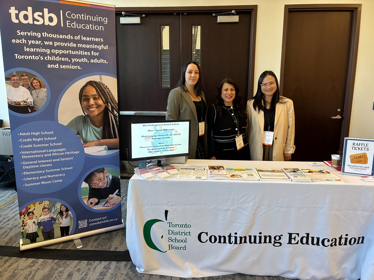 TDSB Continuing Education Department tweet media