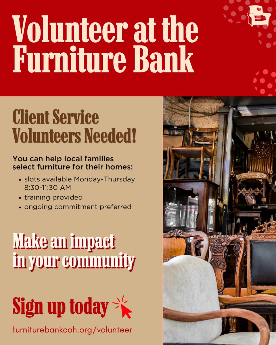 The Furniture Bank of Central Ohio tweet media