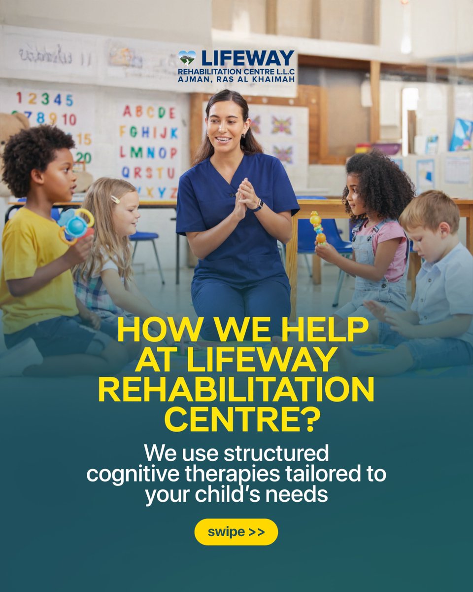 LifewayAjman's tweet image. Cognitive skills shape how your child learns, thinks, and grows.
The earlier you support them, the stronger their foundation becomes. 
Let’s build those skills together. (Part 2)

#childdevelopment #cognitivedevelopment #parentingtips #uaerehabilitation #lifewayrehabilitation