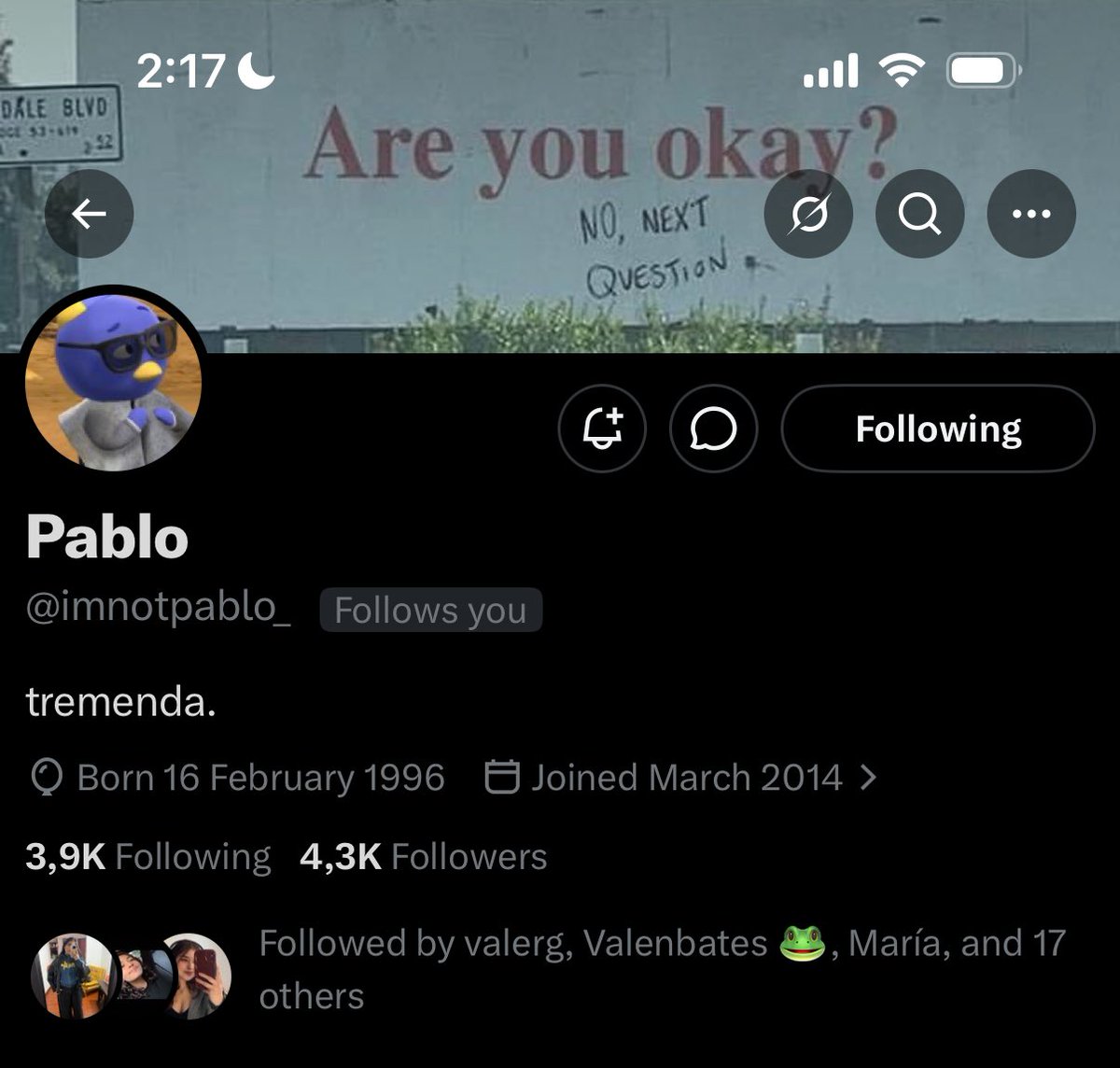 uy que gonorrea 💀💀 siempre son los tuiteros famositos