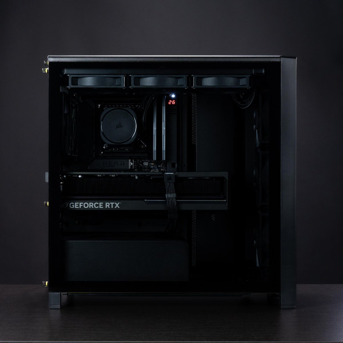 CORSAIR's tweet image. Have you tried out the FRAME Configurator yet?  Your new favorite build is waiting for you! 🥰 

Make your FRAME 4000D *yours* with unique air flow, glass, or RGB panels, or explore our newest addition to the Corsair family: the 4000D WOOD RS front panels.  Like this one 👀