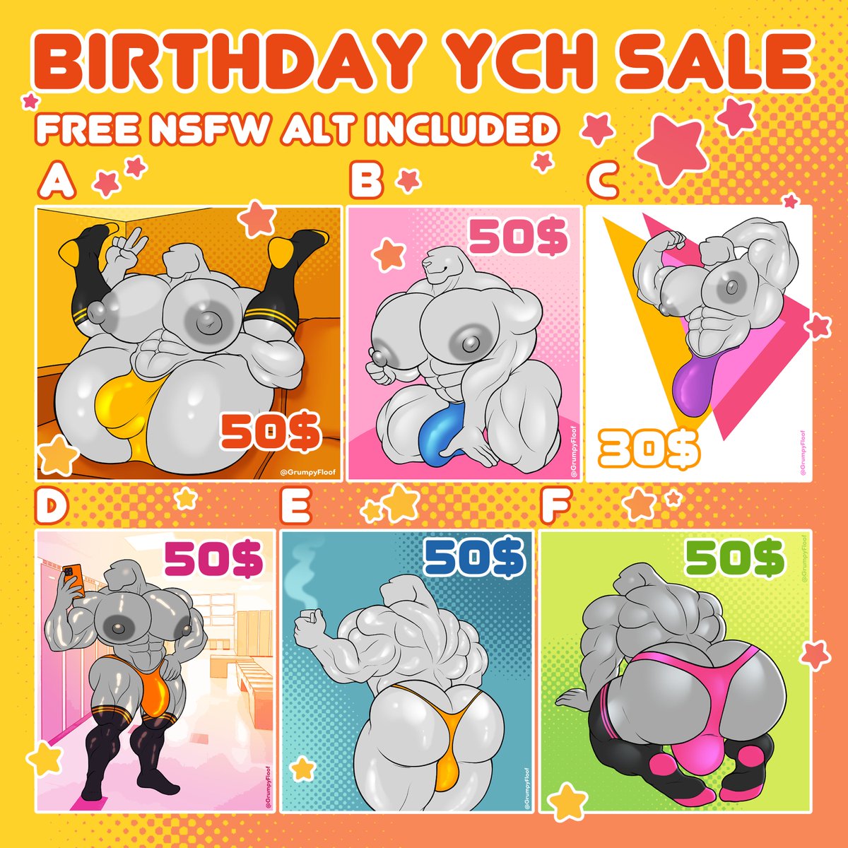 B-Day Floof (COMMS OPEN) tweet media