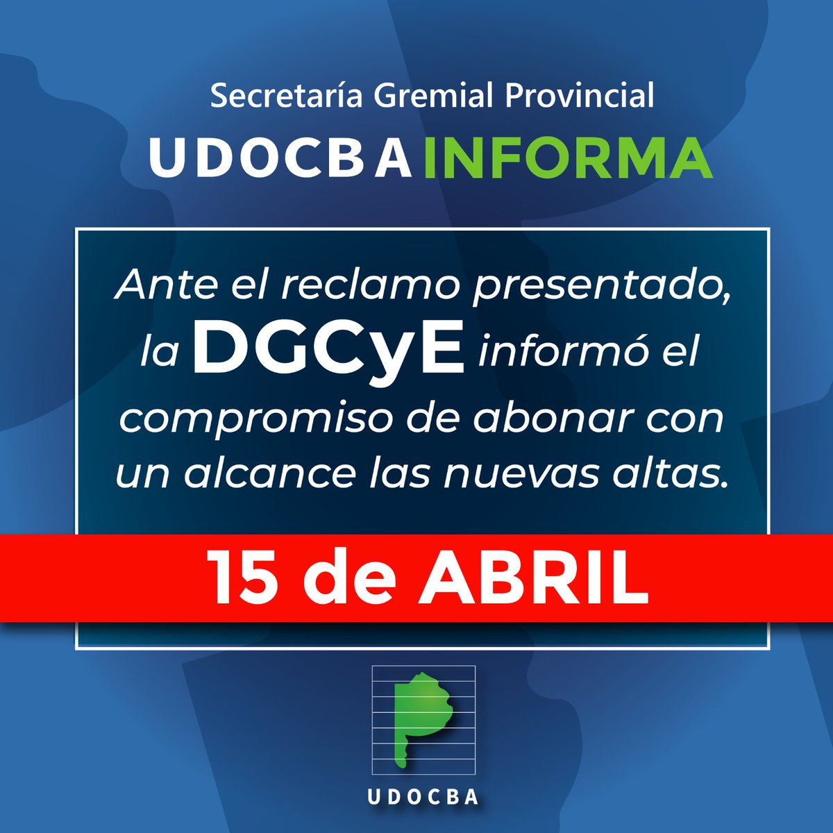 UDOCBA Central tweet media