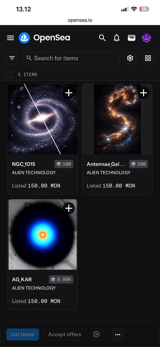 ALIENT315's tweet photo. SWARM UPDATE — 5 ALIEN TECHNOLOGY pieces now LIVE on OpenSea

AG_KAR • NGC_1015 • Antennae_Galaxies • Rings_of_Relativity • NGC_1792

All 8K cinematic modifications of real space telescope FITS data.

#AlienTechnology #MonadNFT #SpaceObjects https://t.co/PvfcJRg3ND