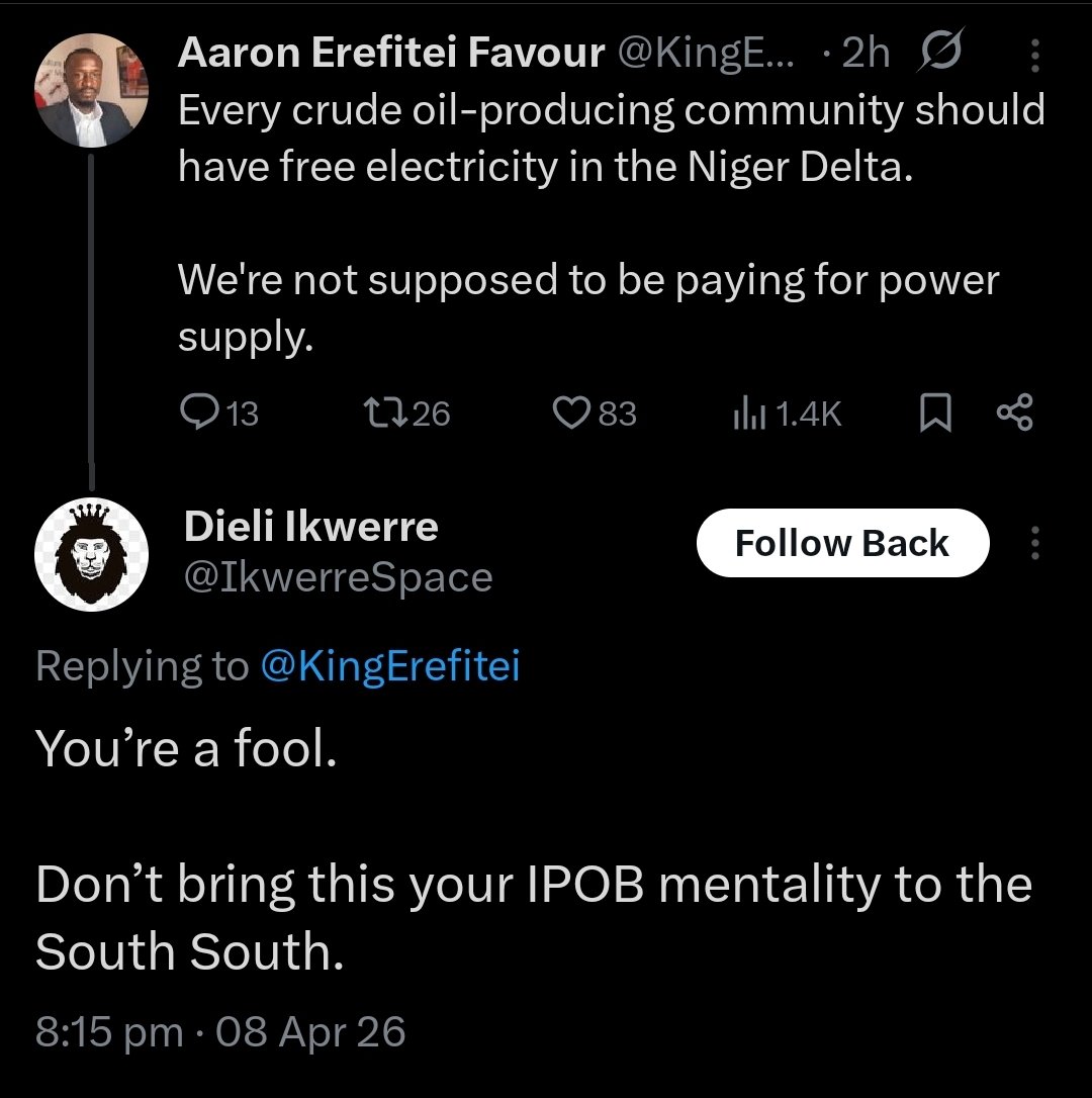 Aaron Erefitei Favour tweet media