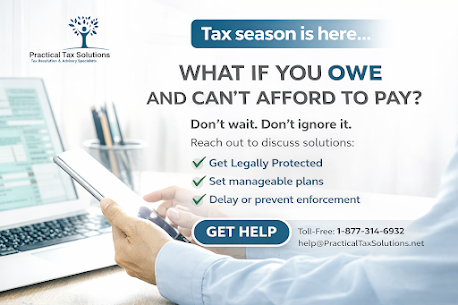 PracticalTaxNow's tweet photo. 𝗡𝗼 𝗰𝗼𝘀𝘁. 𝗡𝗼 𝗼𝗯𝗹𝗶𝗴𝗮𝘁𝗶𝗼𝗻. 𝗝𝘂𝘀𝘁 𝗰𝗹𝗮𝗿𝗶𝘁𝘆.  Most people wait too long to deal with their tax situation… Not because they don’t care — but because they’re unsure what will happen next.  That’s exactly why we offer a case exam consult first. https://t.co/4PzBxFuEAw