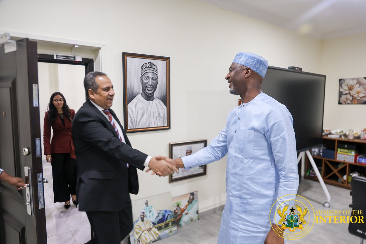 MinterGh's tweet image. Wednesday, April 8, 2026 | MINTER, Accra

𝐄𝐠𝐲𝐩𝐭𝐢𝐚𝐧 𝐀𝐦𝐛𝐚𝐬𝐬𝐚𝐝𝐨𝐫 𝐌𝐞𝐞𝐭𝐬 𝐈𝐧𝐭𝐞𝐫𝐢𝐨𝐫 𝐌𝐢𝐧𝐢𝐬𝐭𝐞𝐫, 𝐏𝐥𝐞𝐝𝐠𝐞𝐬 𝐃𝐞𝐞𝐩𝐞𝐫 𝐒𝐞𝐜𝐮𝐫𝐢𝐭𝐲 𝐂𝐨𝐨𝐩𝐞𝐫𝐚𝐭𝐢𝐨𝐧
mint.gov.gh/egyptian-ambas…