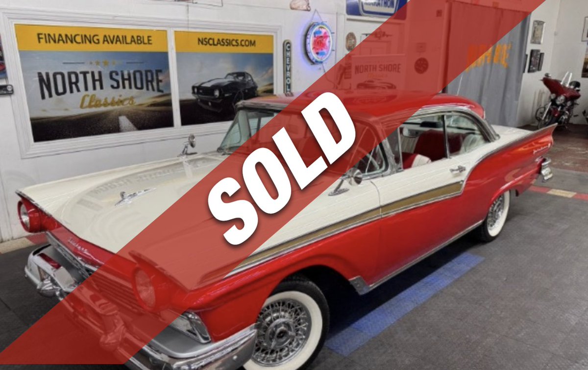 NSCC149's tweet image. 1957 Ford Fairlane - 500 - TWO DOOR HARDTOP - SOLD

Way to go Jeremey!

North Shore Classics
149 N Seymour Ave
Mundelein IL 60060
(847) 393-7887
NSClassics.com

#forsale #salepending #sold
#classiccars #ford #fairlane #twodoor #hardtop #fordfairlane #FordFairlane500