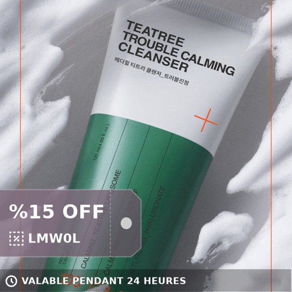mapetitecoree's tweet photo. Notre produit du jour est MEDIHEAL Tea Tree Cleanser 120ml ✨💗
Découvrez-le sur Ma Petite Corée à partir de 17.90 €.
Bon shopping 🙈 https://t.co/urt25riR18

#BeautéCoréenne #KbeautyAddict #RoutineBeauté #SoinsDuVisage #ProduitDeLaJour #Skincare #MaPetiteCorée #Cosmétiques https://t.co/LMExBEx7Qr