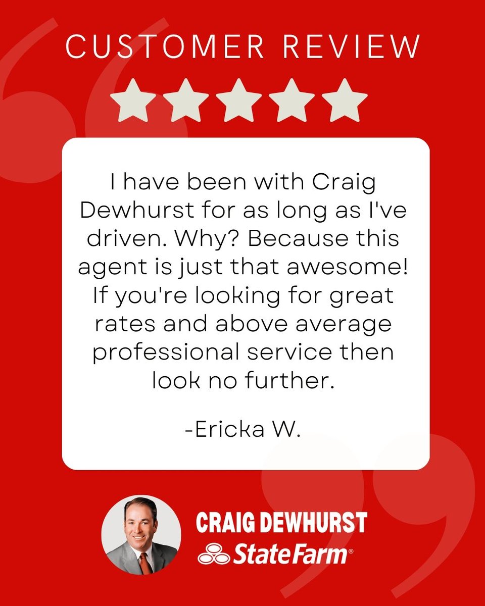 AgentCraigDew's tweet photo. We love getting feedback from our customers! If you would like to share yours, we'd love to hear from you too! Click the link to review us on google! https://t.co/NOuy58FOYE https://t.co/bkjXhXiQ5z