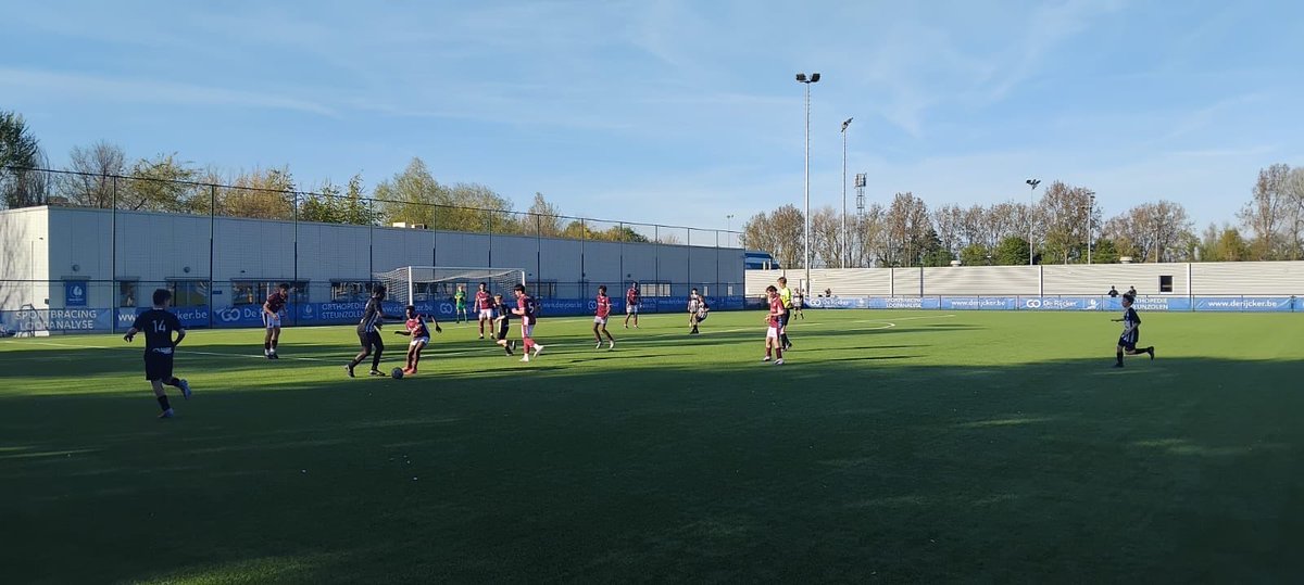 NTFC_Academy's tweet photo. 🇧🇪 A busy day in Belgium started with a tour of @KAAGent’s stadium!

This afternoon there was action for our U10’s in a round robin tournament, our U12’s faced RSCA and the U14’s played RC Gent.

Thanks to our tour sponsors Northants Fire and Form Five 🤝 

#ShoeArmy 👞 https://t.co/BZlrABpUkl