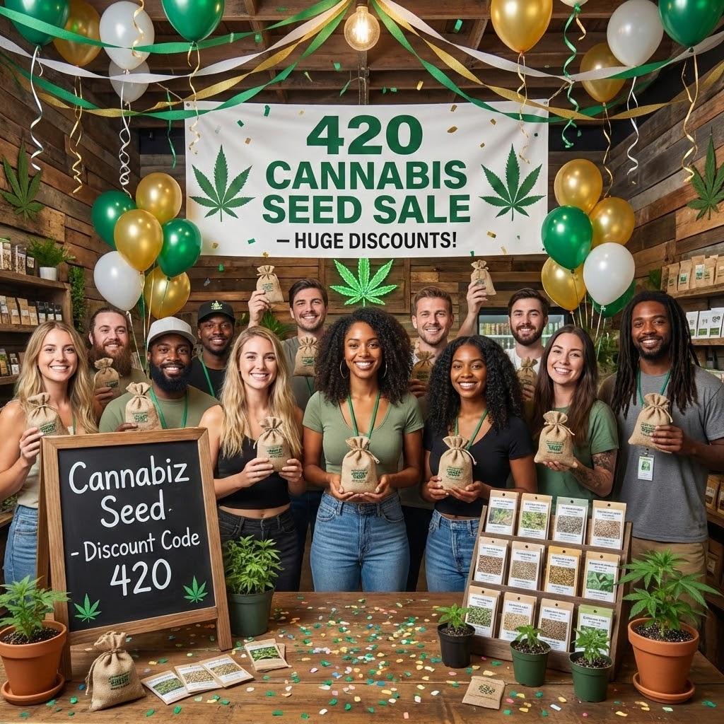 It’s 4/20, and we’re going big! 🌿💨

Get 25% OFF sitewide at Cannabiz. 

🔥 Code: 420📦 Fast domestic shipping: 🇺🇸 🇨🇦 🇦🇺

Don't wait—this deal is gone when the smoke clears. 

cannabizseed.com/cannabis-grow-… 
#cannabis #weed