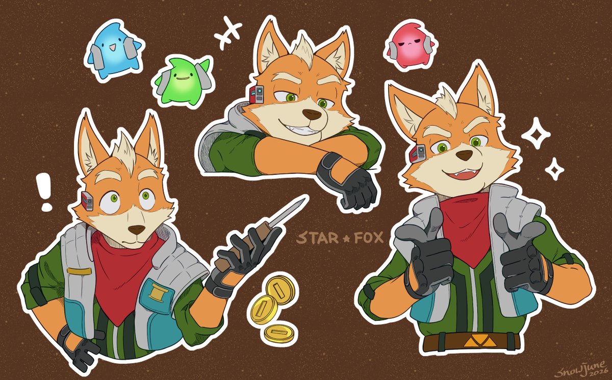 Fox McCloud / Star Fox
I can't stop thinking about him.🦊
#foxmccloud #starfox #SuperMarioGalaxytheMovie