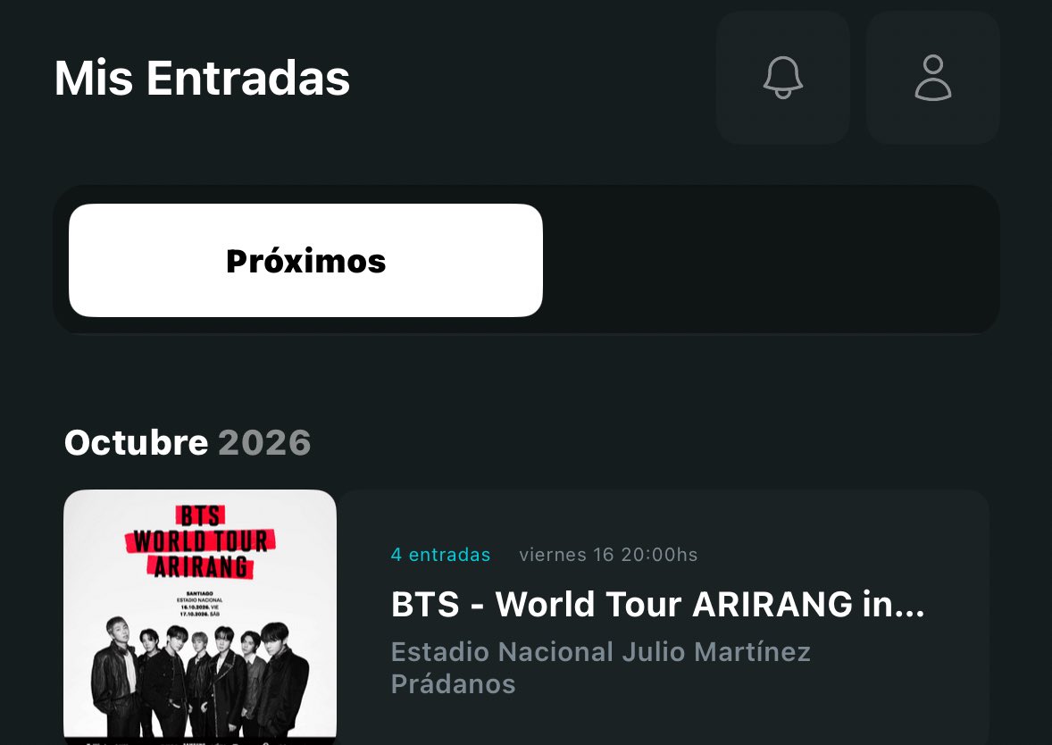 ALEXXXISI😱 VA A VER A BTS 🇨🇱🇨🇱 tweet media
