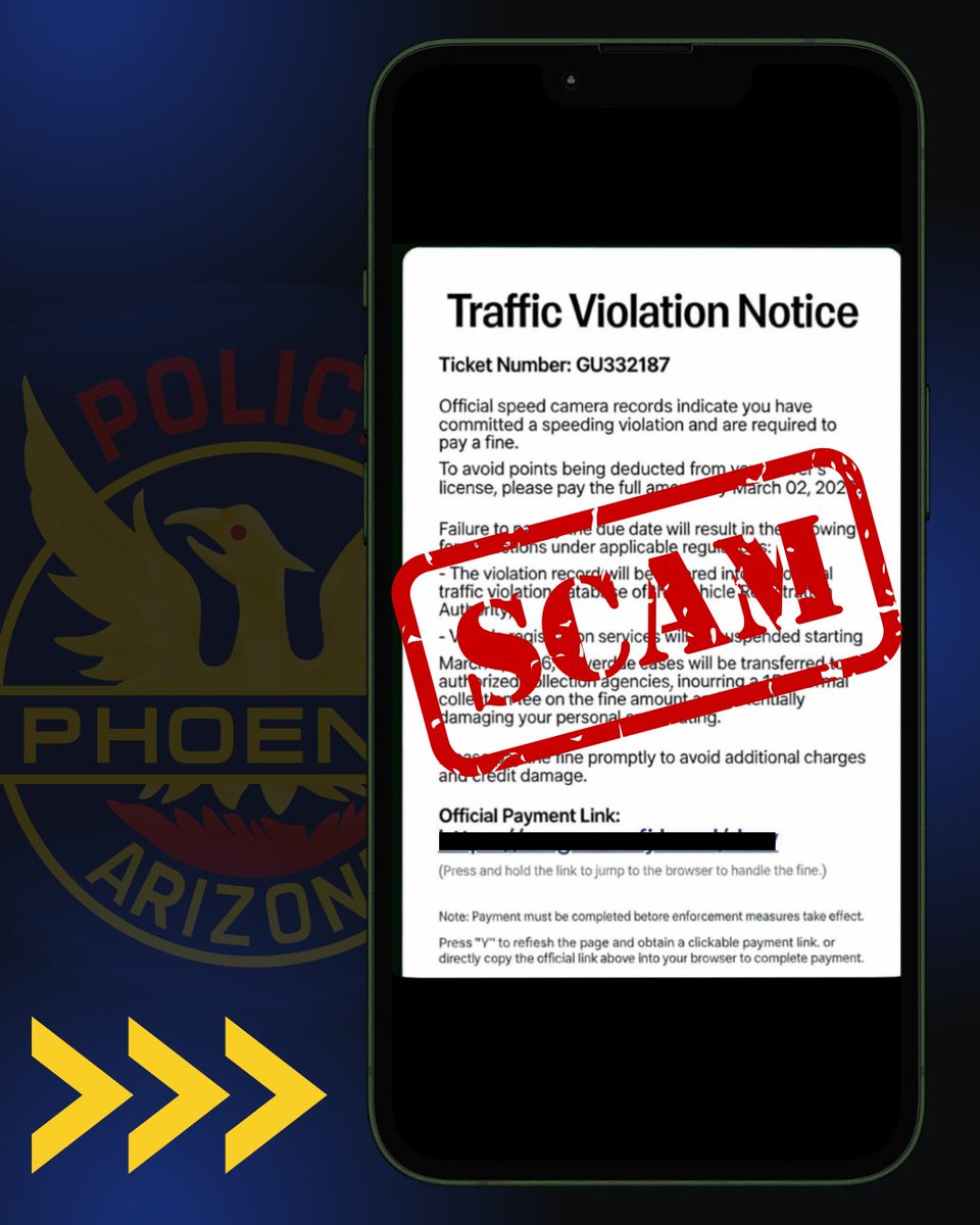 Phoenix Police tweet media