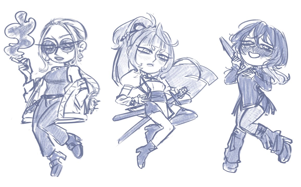 Some #gokurakugai girls 💕💕