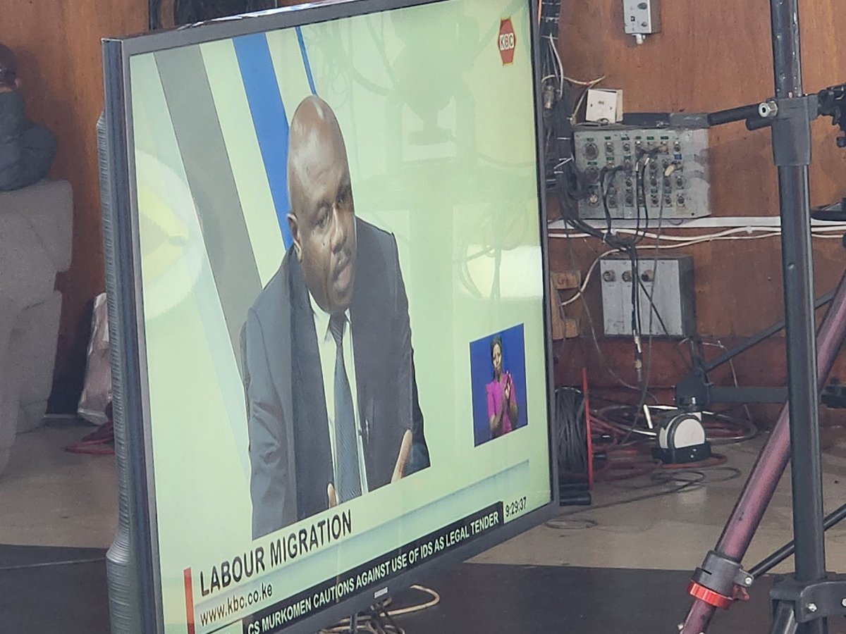 LabourSPKE's tweet image. "The highest demand for Kazi Majuu is health care workers followed by hospitality", PS ShadracK Mwadime, KBC, Prime Edition. 
#happeningnow.