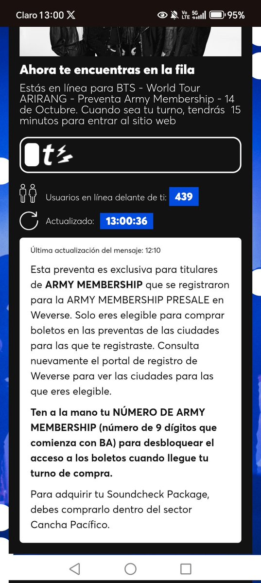 Ale VOY VER A BTS EN CHILE tweet media