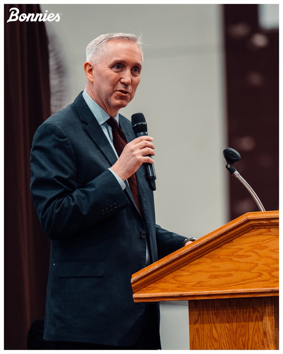 We got our guy 🤝

Today, Mike MacDonald was introduced as St. Bonaventure's 20th head men's basketball coach 🐺🏀