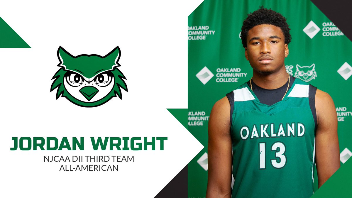 OCCAthletics_'s tweet photo. Congratulations to Jordan Wright on being named an NJCAA DII Men's Basketball Third Team All-American!๐
#OwlNation #MCCAA #NJCAAMBB https://t.co/dxgM0P7vIT