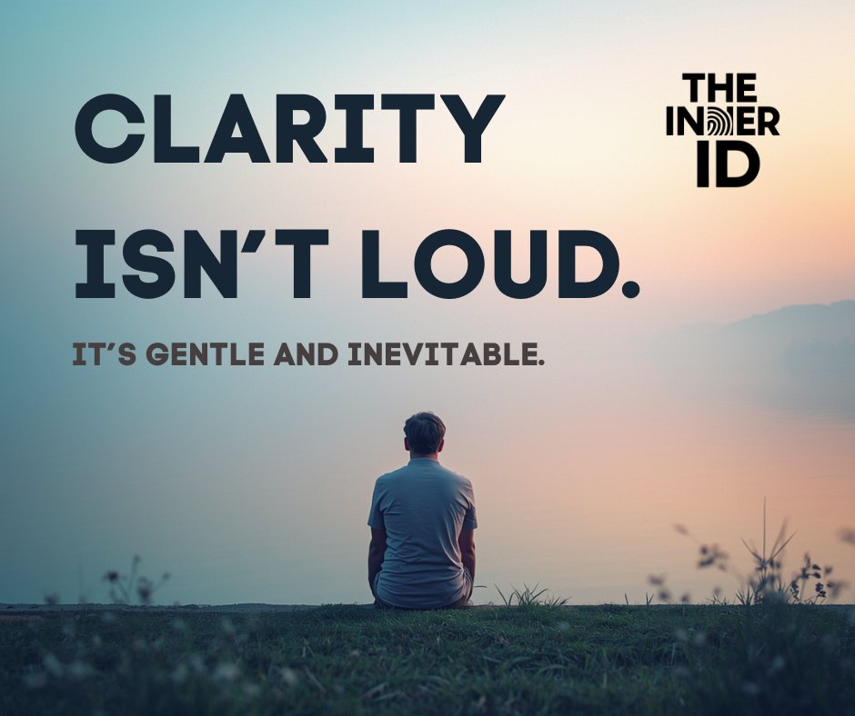 TheInnerID's tweet photo. Clarity isn’t loud.
It’s gentle and inevitable.
#SoftHealing https://t.co/31Eu9mchGb