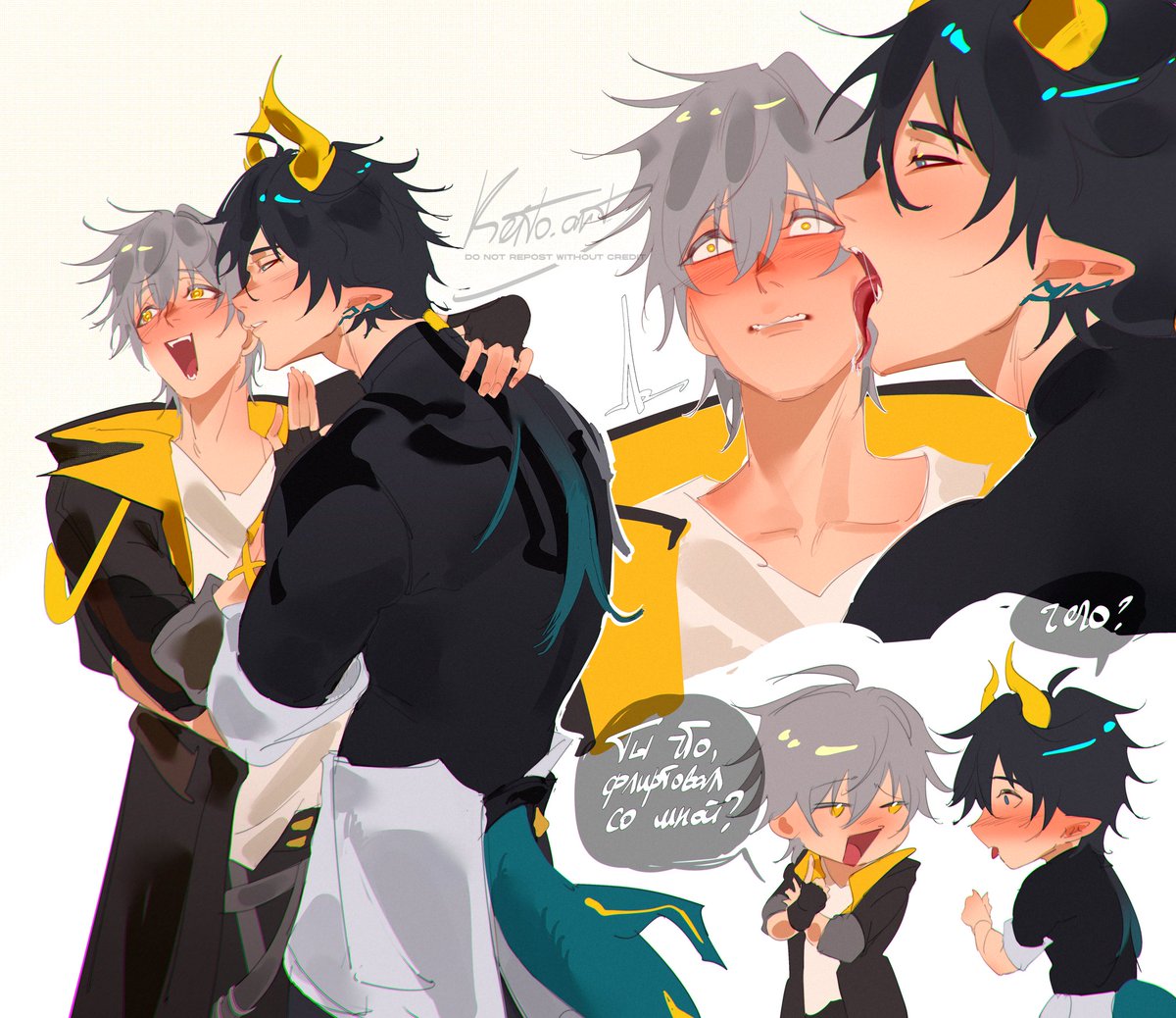 Keitoart1's tweet image. "Are you flirting with me?"

#dancae #HonkaiStarRail