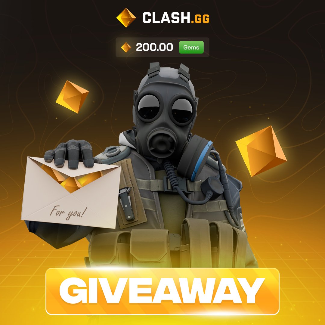 Clash 200 Gems Giveaway 🔶

1⃣ Follow <a href="/R20_cs/">R20</a> &amp; <a href="/clashdotgg/">ClashGG</a> 
2⃣ Repost, Like and tag 2 friends

Rolling next week, Good luck!