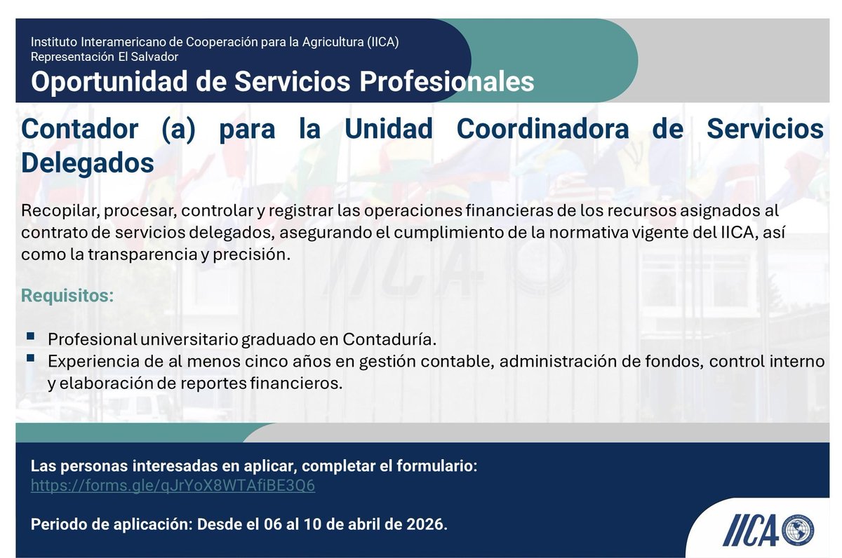 IICA - El Salvador tweet media