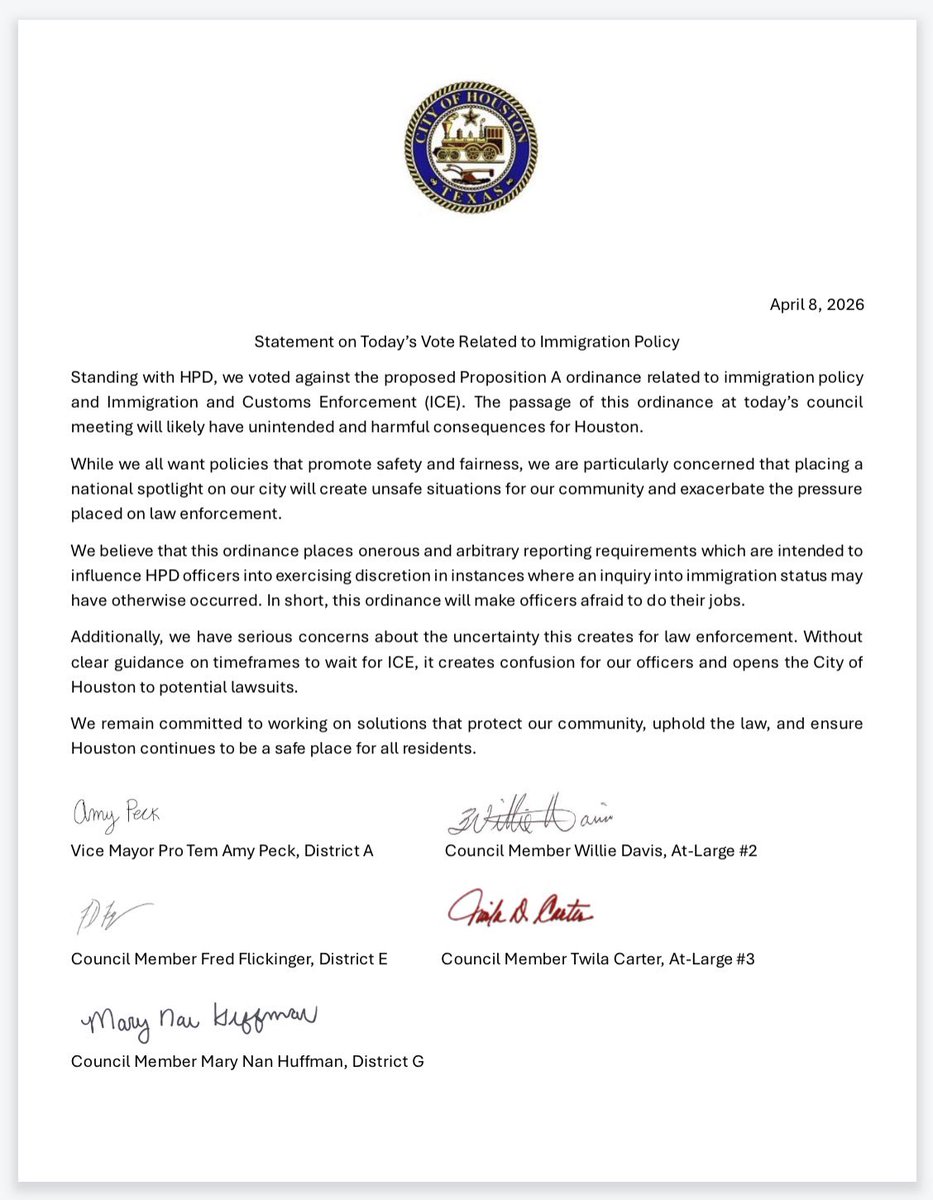 Houston Police Officers' Union tweet media