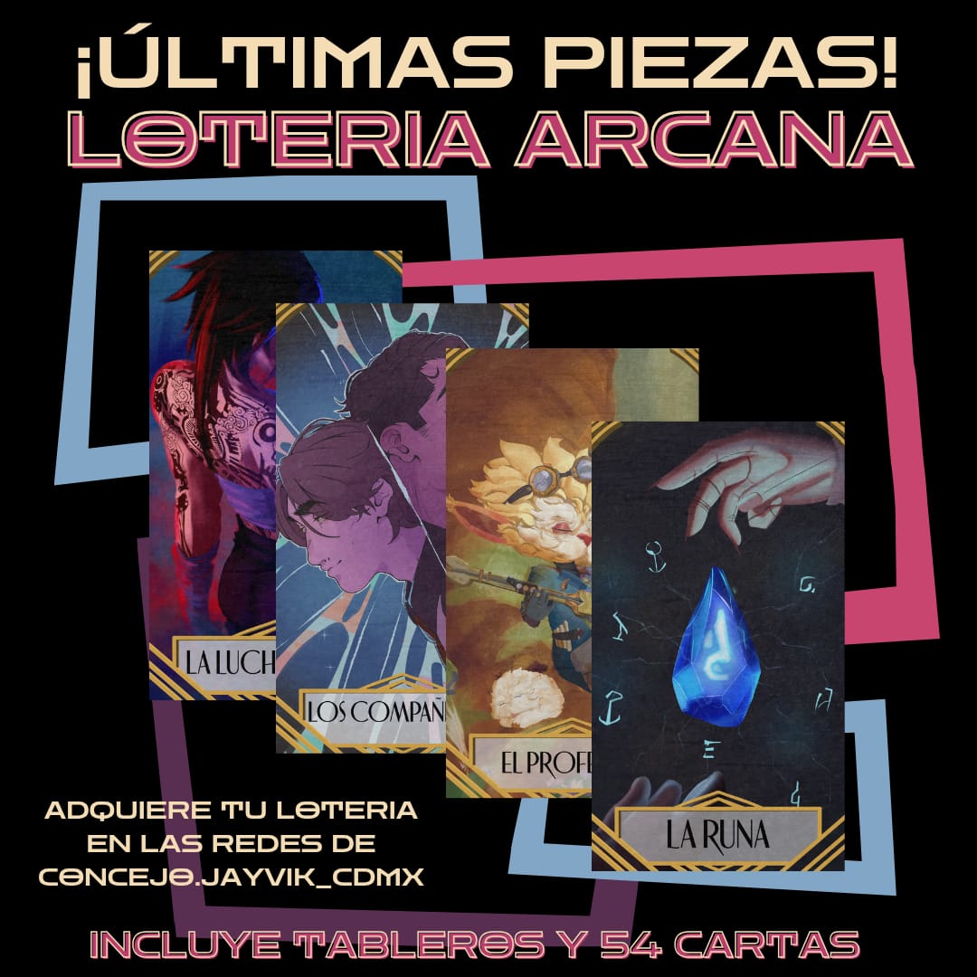 concjayvik_cdmx's tweet photo. ¡Adquiere tu lotería antes de que se acaben! Es la última oportunidad de tener la lotería Arcana

Si te interesa manda DM ❤️✨

#arcane https://t.co/tHJazVtWZC