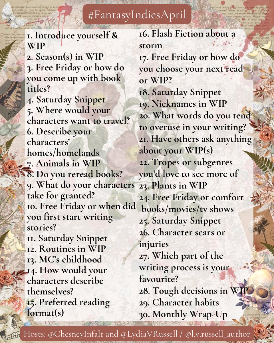 #FantasyIndiesApril
Do you reread books? 
I will skim books i have read to find what I need. I have reread scenes in some of my favorite books to see how they structured sentences and rediscover words I forgot existed.