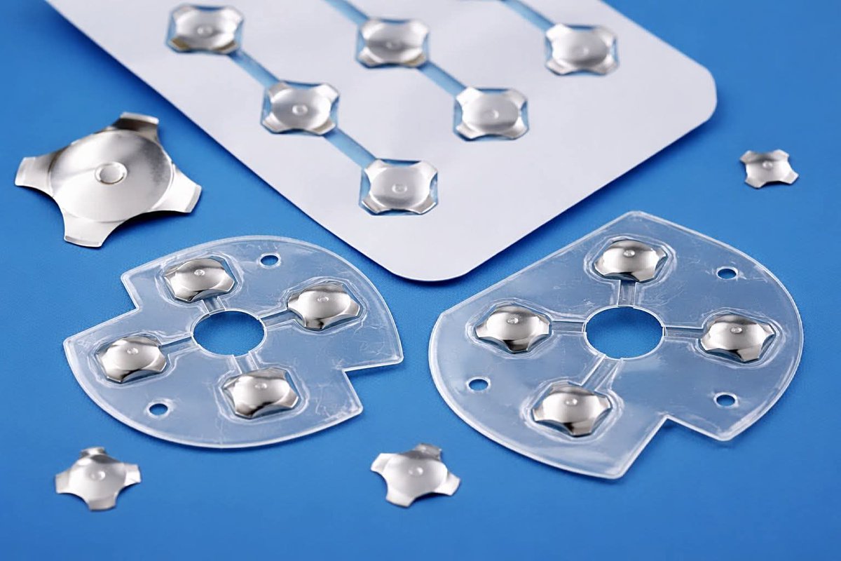 amit_pcb's tweet photo. Dome Arrays manufactured for Reliable, durable, and widely used in electronic keypads and control panels.
#DomeArrays #MembraneSwitch #Electronics #Manufacturing #ACIPL https://t.co/jEuIiXb8cG