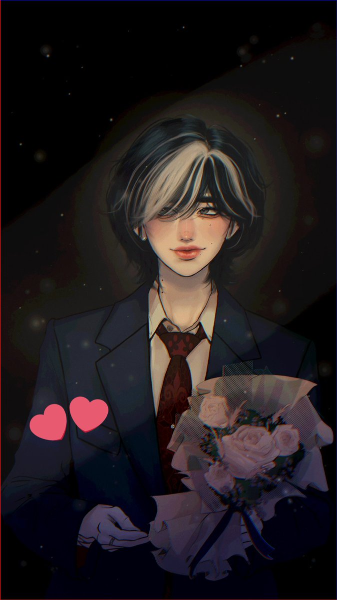 imma_ghoster's tweet image. Totes forgot to share this Valentine’s Day art + alt in comments 

[ #valentinesday #OC #damonlee ]